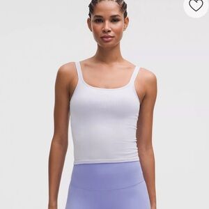 lululemon Ebb to Street Scoop-Neck Cropped Tank Top Light Support, B/C Cup